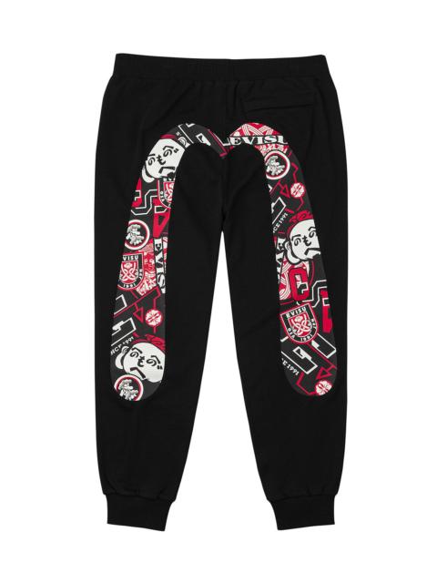 Henohenomohe Godhead Daicock Print Regular Fit Sweatpants