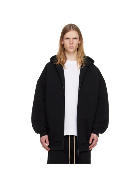 Black Athletics Zip Up Hoodie