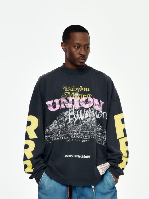 BABYLON MYSTERY LS TEE  (VINTAGE BLACK)