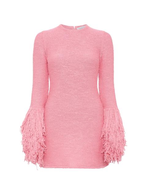 Liam Knit Mini Dress in Rosa Cashmere Silk