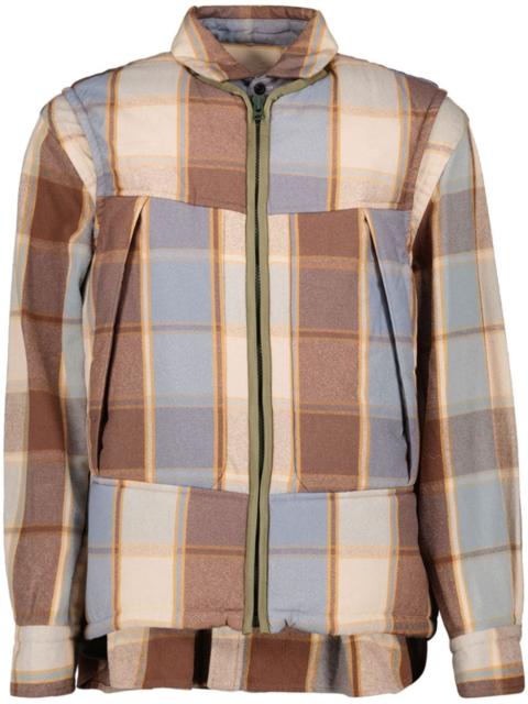 checked jacket