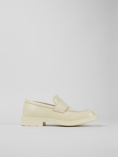 White Leather Moccasin