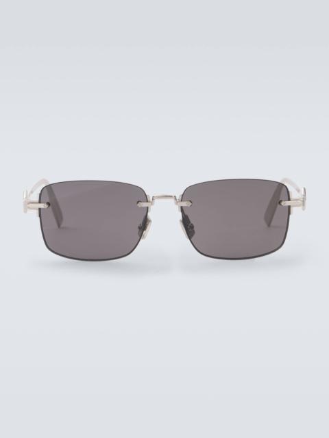 CD Diamond rectangular sunglasses