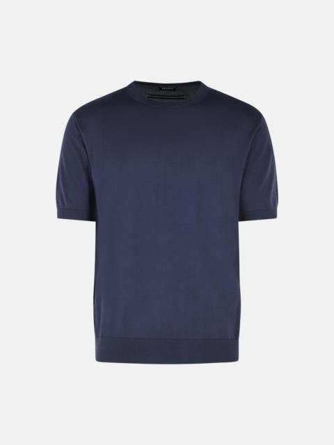 BLUE COTTON T-SHIRT