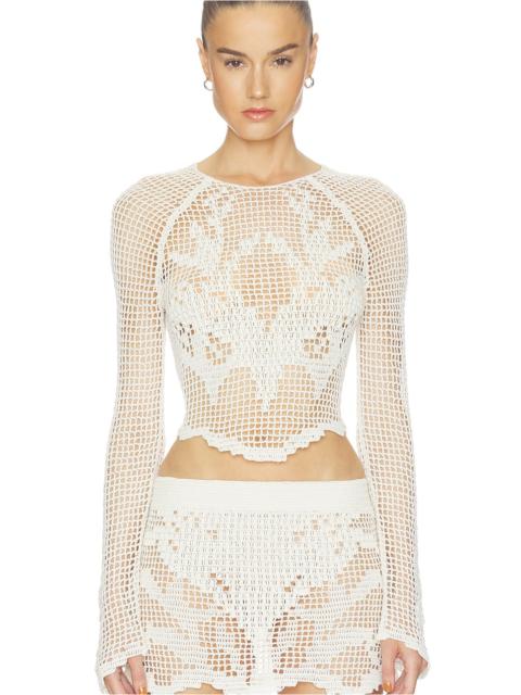 Crochet LS Top
