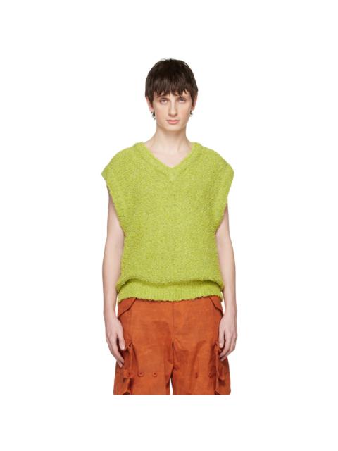 Green Laye Leaf Vest