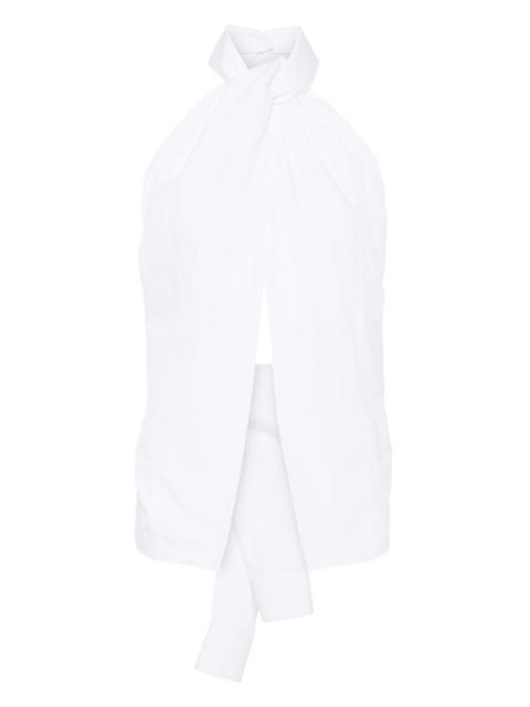 halterneck sleeveless top