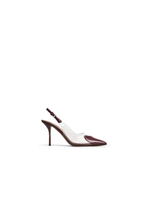 LE CŒUR SLINGBACKS IN PATENT LEATHER
