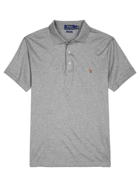 Slim Pima cotton polo shirt