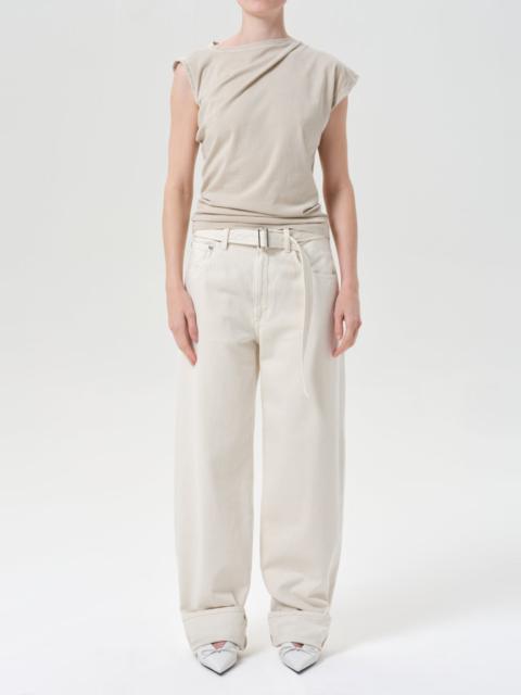 CUFFED TAPER IN BROWN RICE