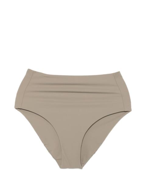 high-waisted swim bottoms