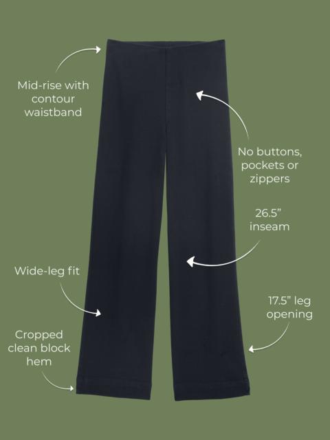 Wide-Leg Pull-On Jean