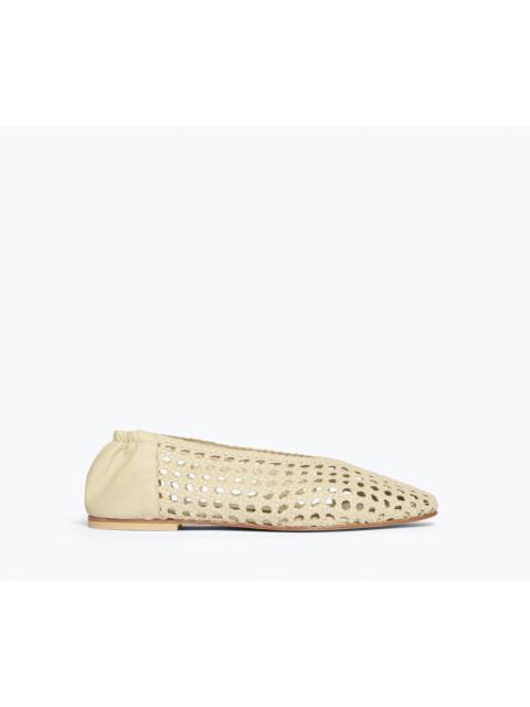RILEY OPEN WEAVE BALLET FLAT