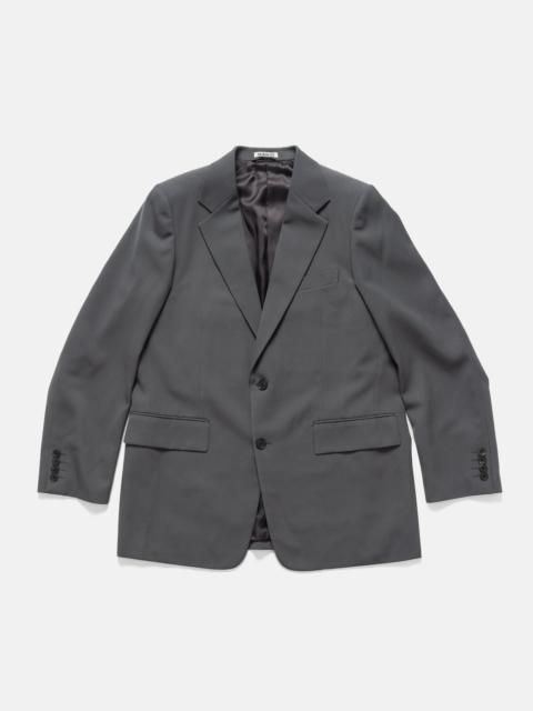 Light Wool Max Gabardine Jacket Dark Gray