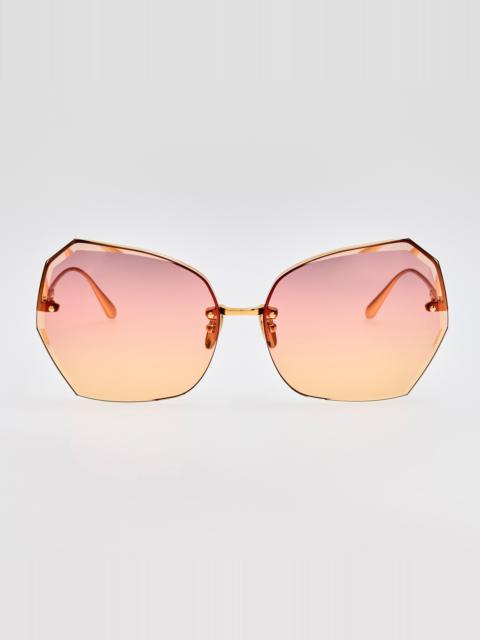 Lila Sunglasses in Sunset Gradient