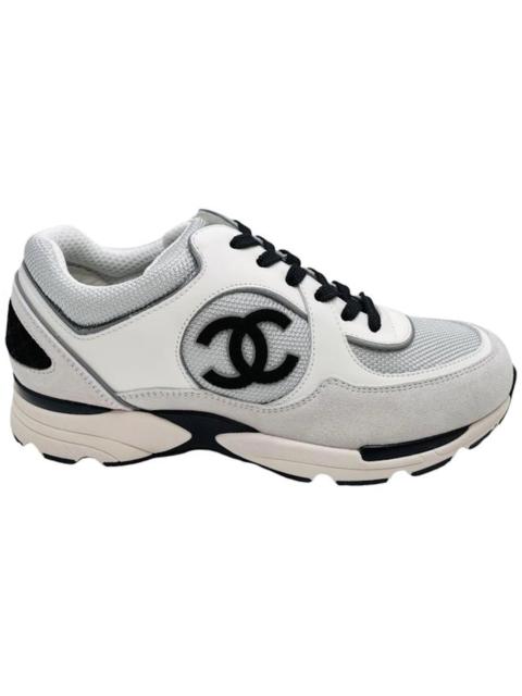 Chanel CC Logo Trainer White Leather