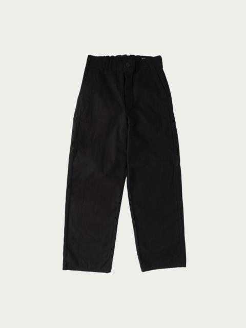Wide Fit French Work Pants - Black