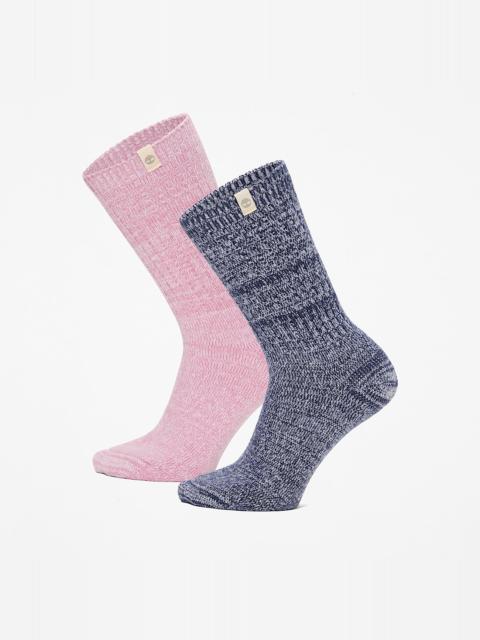 Women's Timberland® 2-Pack Cozy Boot Crew Sock