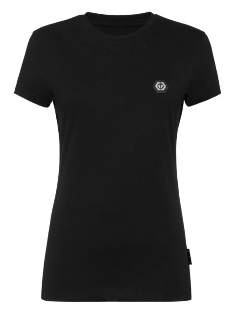 Logo Fatale-embroidered T-shirt