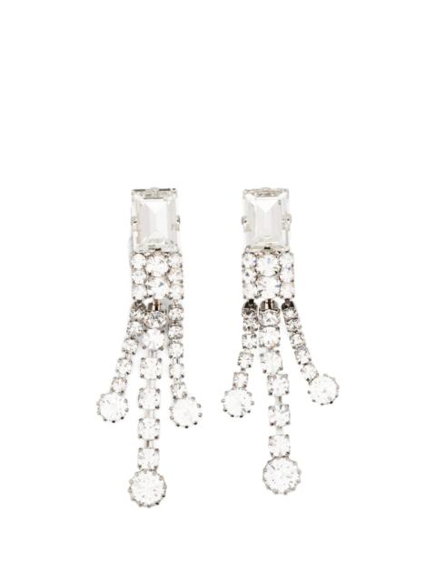 Alessandra Rich Crystal Embellished Earrings