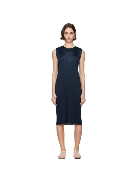 Navy Monthly Colors April Midi Dress