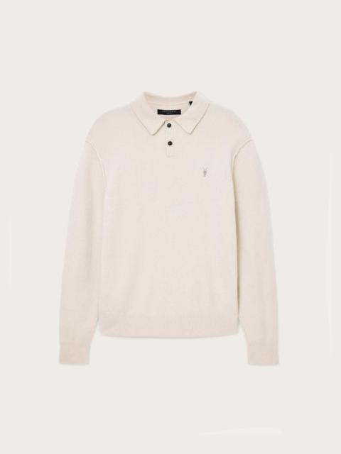 STATTEN LONG SLEEVE RAMSKULL POLO SWEATER