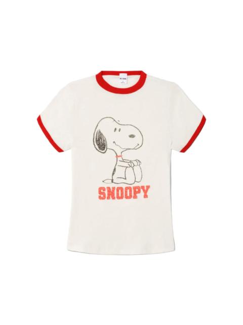 60's Slim Ringer Tee Snoopy