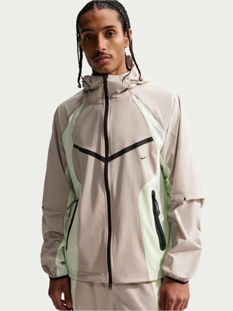 Nike Tech Men's Dri-FIT Woven Full-Zip Color-Block Windrunner Jacket