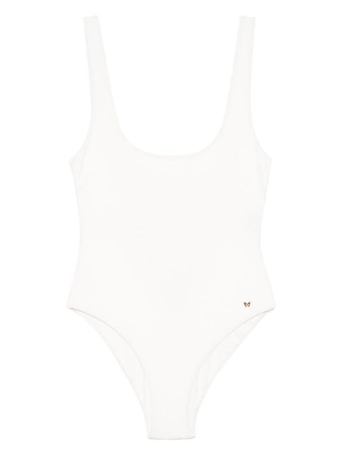 lace-up one piece