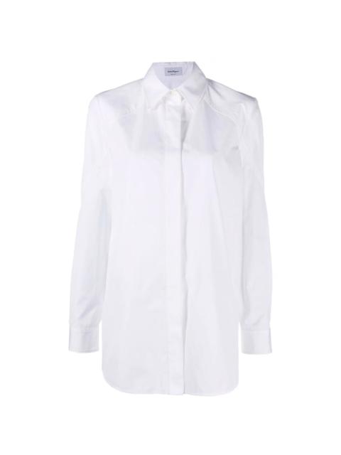 long-sleeve cotton shirt