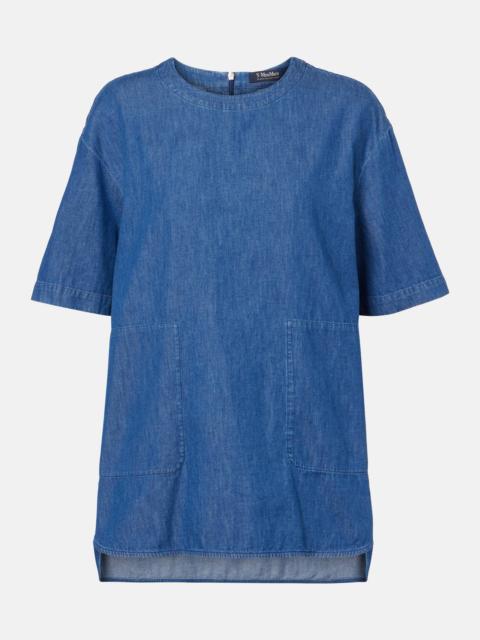 Moresca denim top