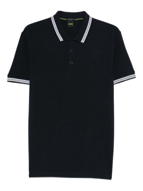 trimmed polo shirt