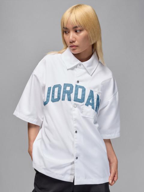 Jordan Flight Women's Woven Short-Sleeve Top