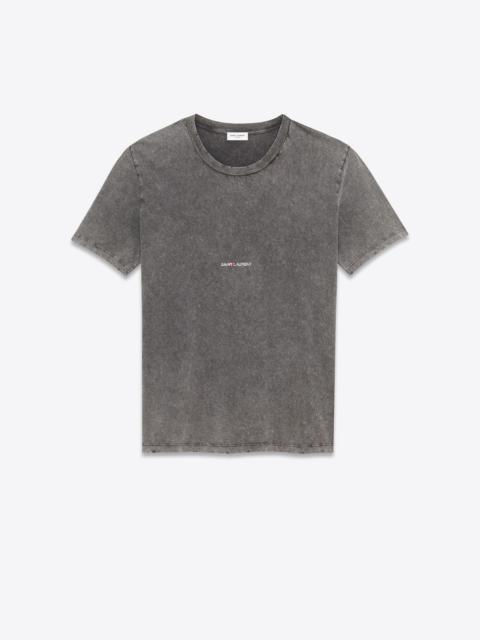 saint laurent rive gauche destroyed t-shirt