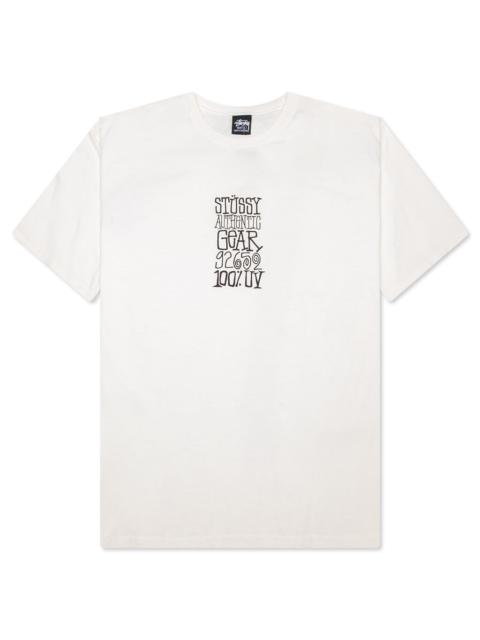 AUTHENTIC GEAR PIGMENT DYED TEE - NATURAL