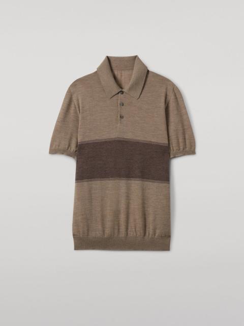 Mack Brown Superfine Cashmere Polo Shirt
