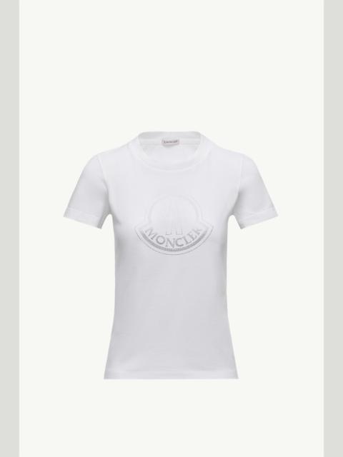 Crystal Logo Cotton T-Shirt