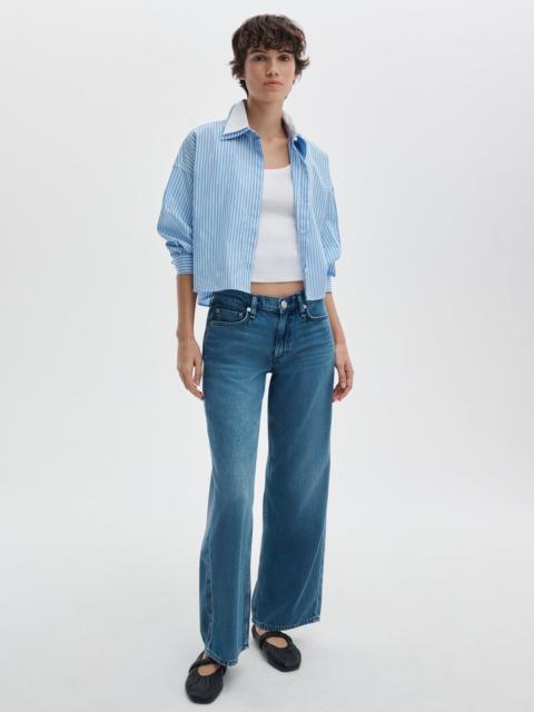 Saige Ankle Relaxed Straight Jeans
Featherweight in River
