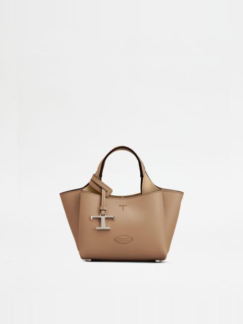 BAG IN LEATHER MICRO - BROWN