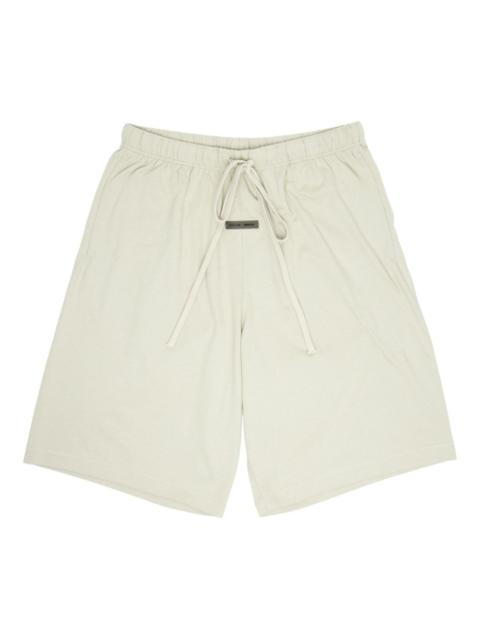 drawstring jersey shorts