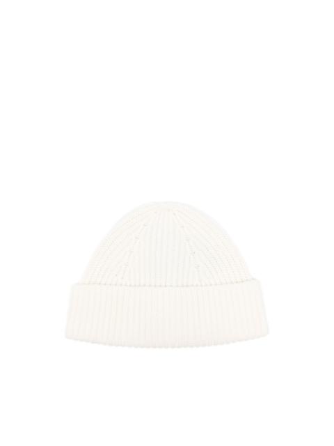 ribbed beanie hat