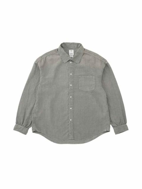 PALMER SHIRT L/S DMGD (LINEN) GREY