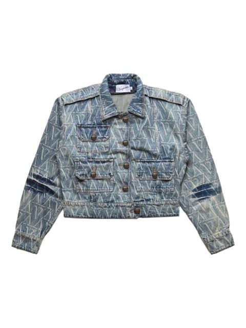 monogram denim jacket