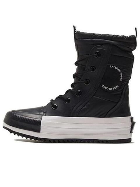 (WMNS) Converse Chuck Taylor All Star MC Boot High 'Water Repellent - Black White' 569380C