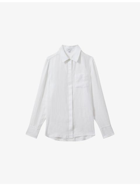 Belle Long-Sleeved Linen Shirt