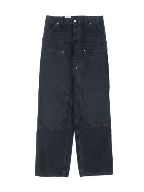 Carhartt W.I.P. Double Knee Pant Black Grind Wash
