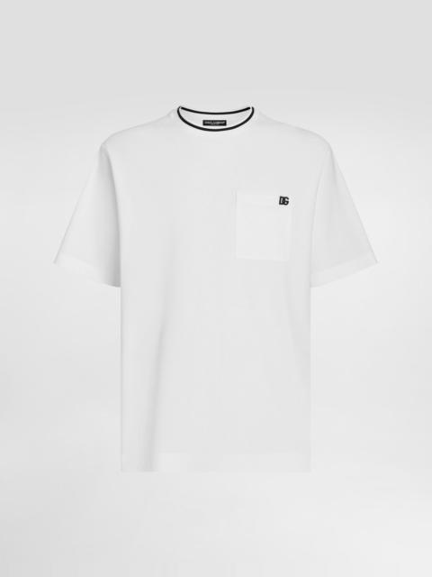 Cotton piqué t-shirt