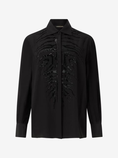 Sequined Tiger Skin Shirt