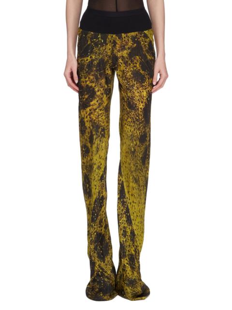 Hollywood Bias Cut Pants Acid And Black