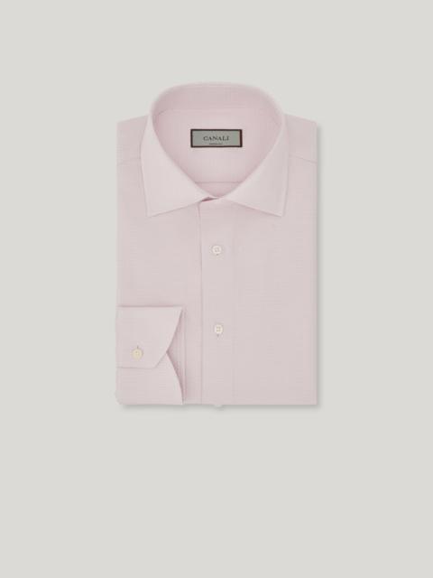 IMPECCABILE PINK TWILL COTTON REGULAR-FIT SHIRT